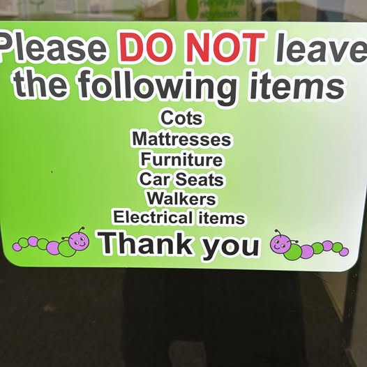 featured image thumbnail for post Please remember we DO NOT accept the following items.