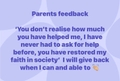 featured image thumbnail for post Parents Feedback 